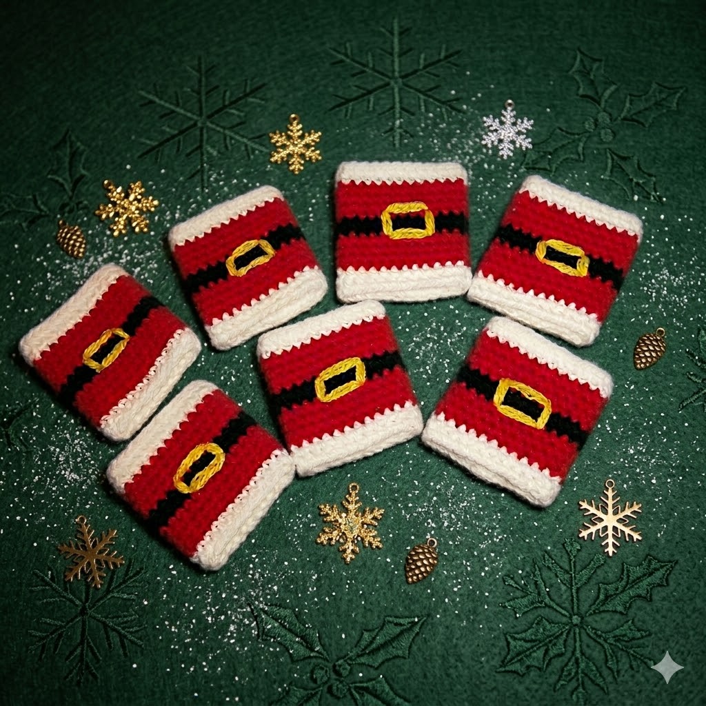 ROND DE SERVIETTE PERE NOEL